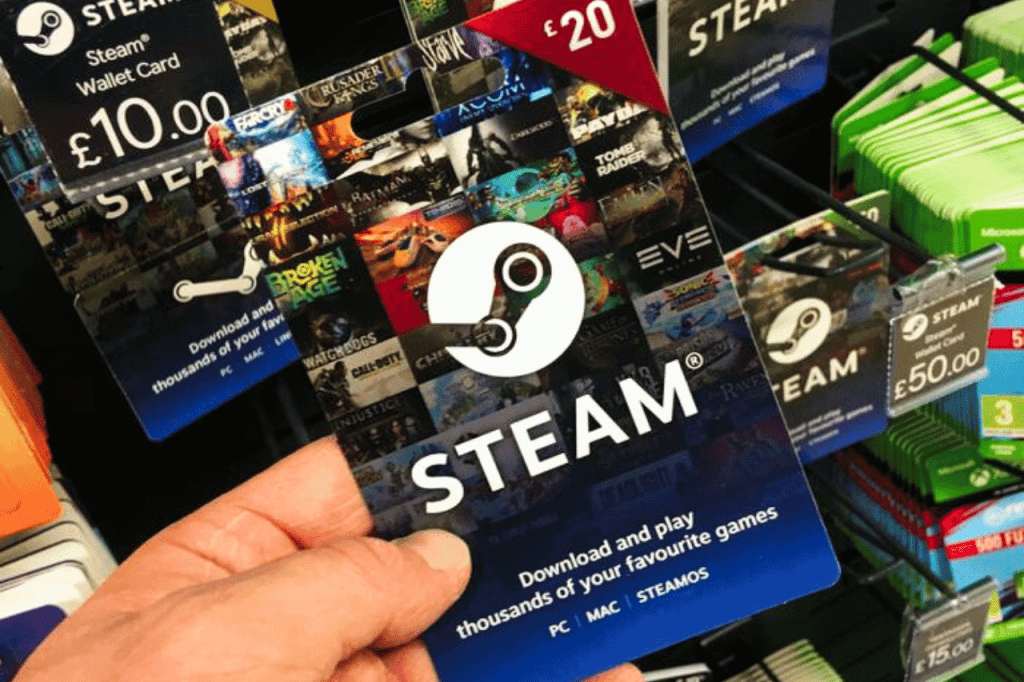   steam gift card amazon  