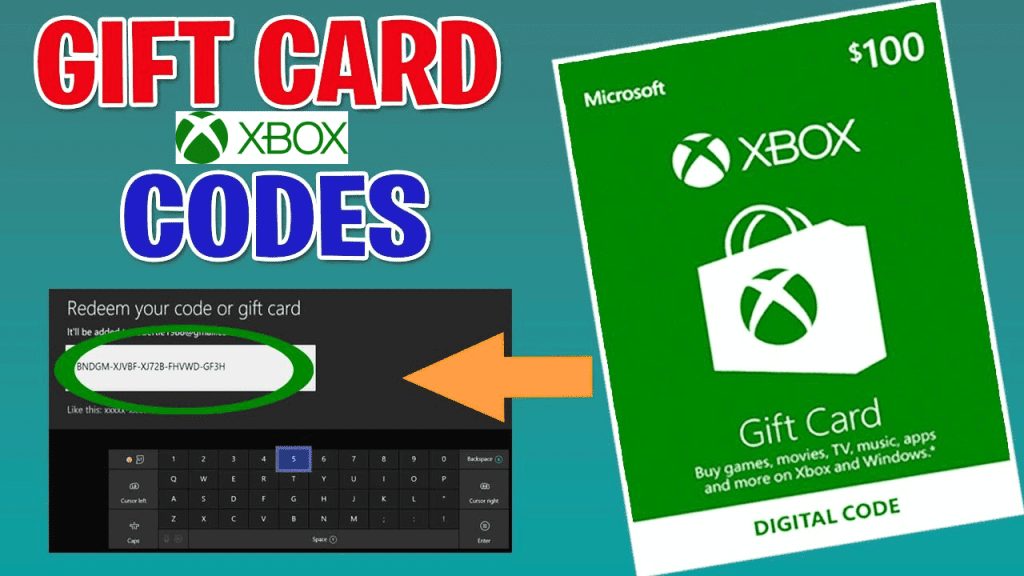 xbox gift card codes free