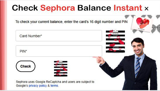 sephora gift card check balance