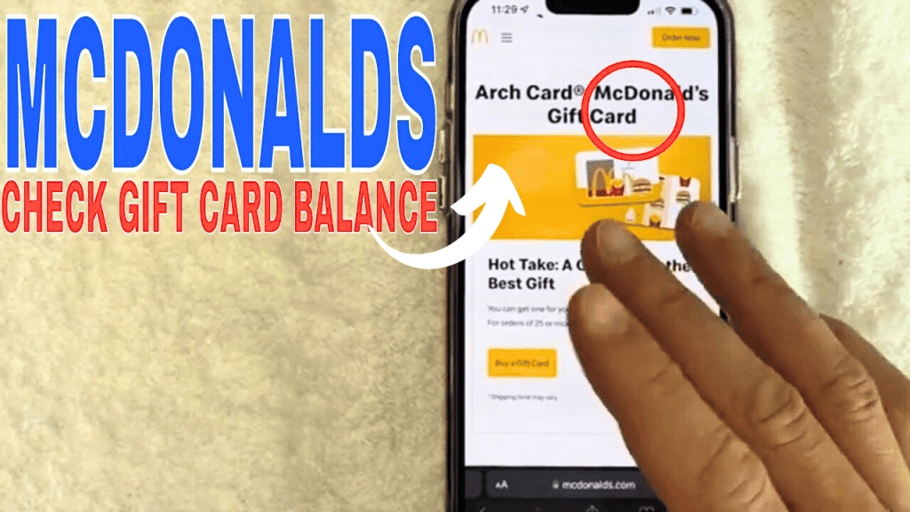 
mcdonalds gift card balances