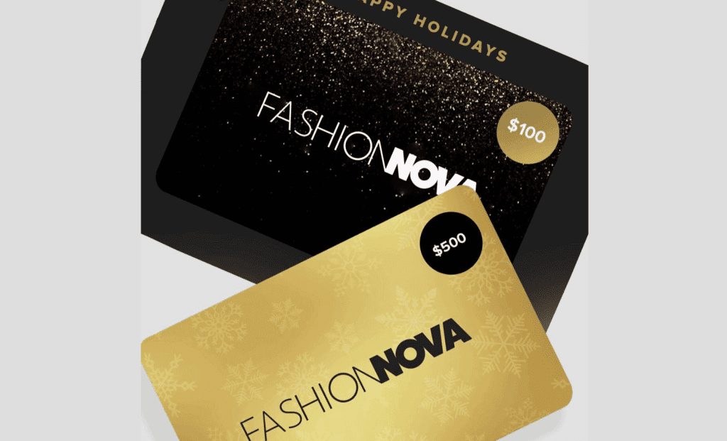 fashion nova gift cards