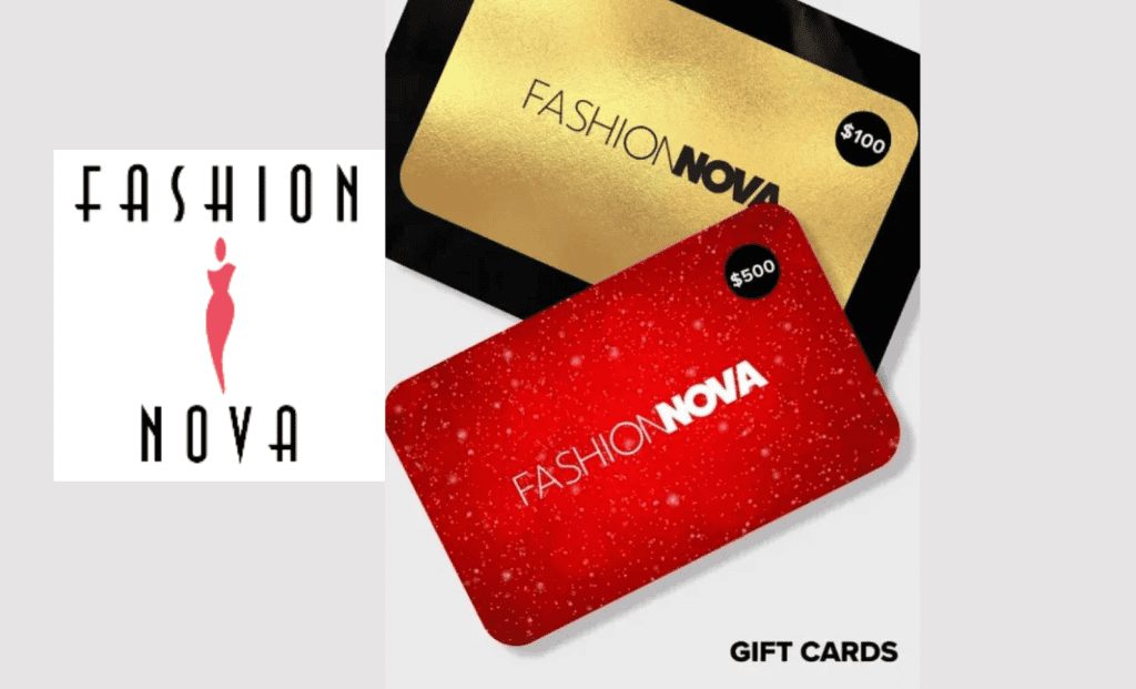fashion nova gift card code